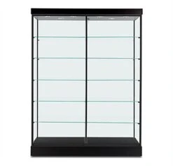 Display Cabinets: Feature Black Melamine Finish -LuxeDisplay Shop l719blk.ra1 preview 1