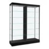60" Glass Display Case W/ Top & Side Lights, Wheels, Locking Sliding Door - Black 2 60" Glass Display Case W/ Top & Side Lights, Wheels, Locking Sliding Door - Black -LuxeDisplay Shop l719blk.rw preview