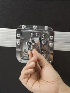 TV Storage Case With Foam Interior For Monitors 40 To 46-Inch, Locking Wheels - Black -LuxeDisplay Shop lcd42case1.ra3 preview