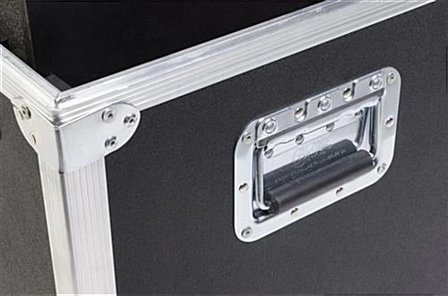 TV Storage Case With Foam Interior For Monitors 46 To 52-Inch, Locking Wheels - Black 6 TV Storage Case With Foam Interior For Monitors 46 To 52-Inch, Locking Wheels - Black - Image 4