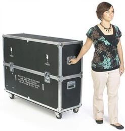 TV Storage Case With Foam Interior For Monitors 46 To 52-Inch, Locking Wheels - Black 11 TV Storage Case With Foam Interior For Monitors 46 To 52-Inch, Locking Wheels - Black -LuxeDisplay Shop lcd50case1.ra4 preview