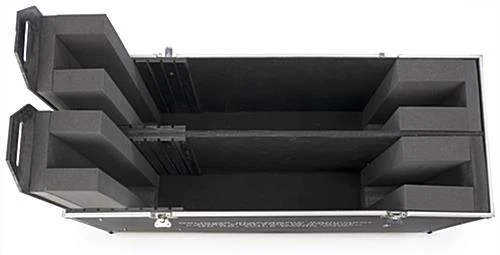 TV Case With Foam Interior For (2) Monitors 40” To 60”, Locking Wheels - Black 5 TV Case With Foam Interior For (2) Monitors 40” To 60”, Locking Wheels - Black - Image 3