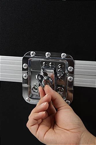 TV Case With Foam Interior For (2) Monitors 40” To 60”, Locking Wheels - Black 8 TV Case With Foam Interior For (2) Monitors 40” To 60”, Locking Wheels - Black - Image 6