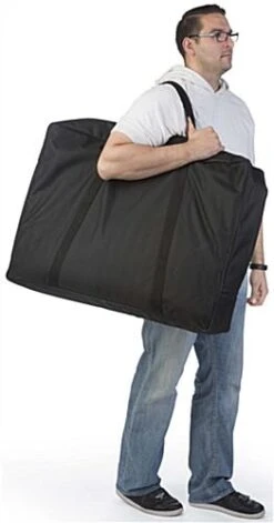 41” Tall Portable Counter With Exposed Shelf & Locking Cabinet – Black -LuxeDisplay Shop lctcntblk.ra5 preview