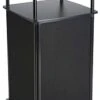 41” Tall Portable Counter With Exposed Shelf & Locking Cabinet – Black -LuxeDisplay Shop lctcntblk.rw preview