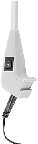 12 Watt Display Spotlight With Adjustable Clamp-on Base For Trade Show Use - Silver 4 12 Watt Display Spotlight With Adjustable Clamp-on Base For Trade Show Use - Silver - Image 2