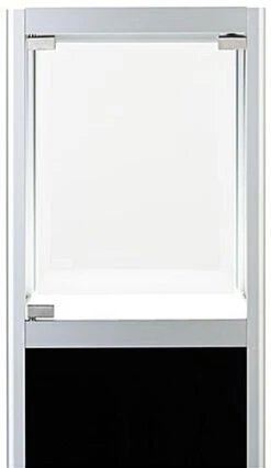 15" Pedestal Display Case W/ Interior LED Lights, Rechargeable, EZ Transport - Silver 16 15" Pedestal Display Case W/ Interior LED Lights, Rechargeable, EZ Transport - Silver -LuxeDisplay Shop leddcpslv.ra5 preview