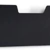 15.75”w Hanging File Holder, Single Pocket, Wall Mount, Powder Coated Steel - Black