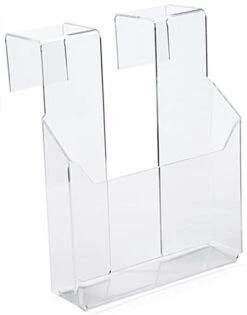 Workshop Series Hanging Acrylic Literature Holder, Fits 8.5” X 11” Papers - Clear