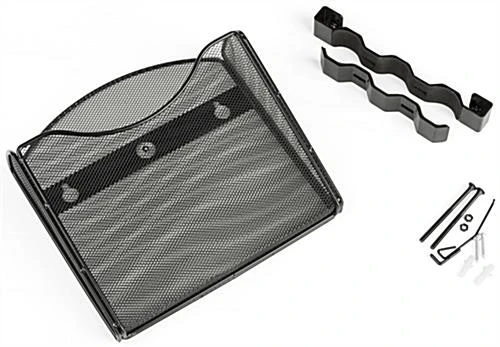 QueuePole Round 39" Stanchion Posts W/ 2 Pockets, Rope Not Included - Black 6 QueuePole Round 39" Stanchion Posts W/ 2 Pockets, Rope Not Included - Black - Image 4