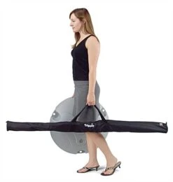 13-foot Outdoor Banner Flag Stand With Fillable Base - Silver -LuxeDisplay Shop ltlft.ra2 preview