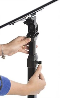 18 X 24 Menu Stand For Floor, Snap Open, Adjustable Height - Black -LuxeDisplay Shop m2x1824blk.ra6 preview