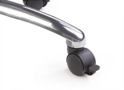 TV Stand With Wheels Fits Monitors 15 To 27-Inch, Height-Adjustable - Silver -LuxeDisplay Shop mb1030slv.ra2 preview