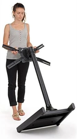 TV Stand For Lobbies, Fits Monitors 32 To 47", Height-Adjustable, Tilting - Black -LuxeDisplay Shop mbconfstbk.ra3 preview