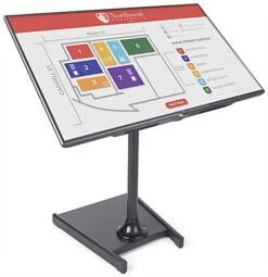 Digital Lobby Kiosk Stand With Heavy Duty Weighted Base