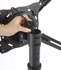 Digital Lobby Kiosk Stand With Heavy Duty Weighted Base -LuxeDisplay Shop mbwndwstbk.ra6 preview 1