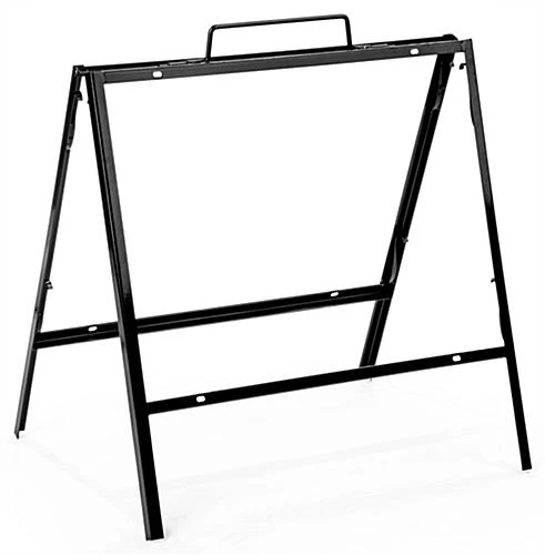 24 X 18 Real Estate Signs, H Frame With Sign Rider, Black 4 24 X 18 Real Estate Signs, H Frame With Sign Rider, Black - Image 2