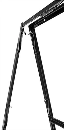 24 X 18 Real Estate Signs, H Frame With Sign Rider, Black 6 24 X 18 Real Estate Signs, H Frame With Sign Rider, Black - Image 4