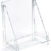 Acrylic Magazine Holder, 8.5"w, Tabletop, Single Pocket, Ships Flat - Clear