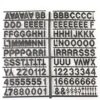1" Letter Set, 930 Pieces - Black -LuxeDisplay Shop mnults.rw preview