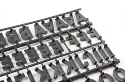 3/4" Letter Set, 900 Pieces - Black -LuxeDisplay Shop mnultssm.ra2 preview