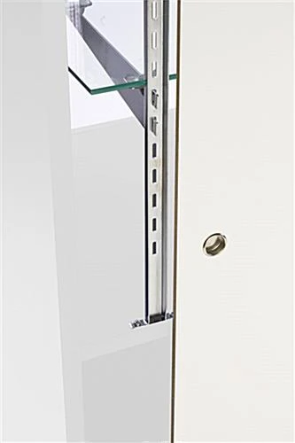 5' Retail Counter W/ White Finish, Adjustable Tempered Glass Shelves & Sliding Doors 5 5' Retail Counter W/ White Finish, Adjustable Tempered Glass Shelves & Sliding Doors - Image 3