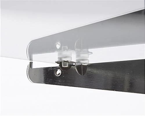 5' Retail Counter W/ White Finish, Adjustable Tempered Glass Shelves & Sliding Doors 7 5' Retail Counter W/ White Finish, Adjustable Tempered Glass Shelves & Sliding Doors - Image 5