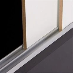 Retail Counter W/ Black Cabinet Base, Sliding Doors & Adjustable Shelf -LuxeDisplay Shop mrchv4bkkd.ra3 preview