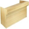 72" Cash Wrap W/ Adjustable Storage Shelves & Pull-out Drawer - Maple
