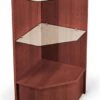 Corner Retail Counter W/ Cherry Finish & Adjustable Tempered Glass Shelves 2 Corner Retail Counter W/ Cherry Finish & Adjustable Tempered Glass Shelves -LuxeDisplay Shop mrcornerch.rw preview