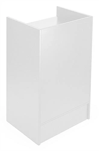 24" White Cash Wrap W/ Pull-Out Drawer & Storage Shelf 3 24" White Cash Wrap W/ Pull-Out Drawer & Storage Shelf