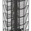 10 Tier Literature Rack For Floor, 2 Sided, Fits 8.5x11 & 4x9, Rotating, Mesh - Black
