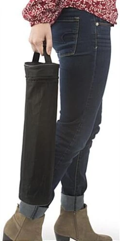 8-Pocket Portable Literature Floor Stand With Case, 8.5 X 11 Pockets - Clear -LuxeDisplay Shop msqutoclr.ra5 preview 1