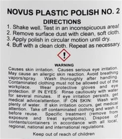 NOVUS 5-Piece Polishing Kit For Plastics, Three 8 Oz. Bottles & Two Microfiber Cloths -LuxeDisplay Shop novuskit8oz.ra4 preview