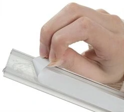 19” X 32” A-Frame Sidewalk Sign W/ Poster Snap Rails, Double Sided - White -LuxeDisplay Shop npabrdbr18.ra3 preview