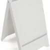 19” X 32” A-Frame Sidewalk Sign W/ Poster Snap Rails, Double Sided - White 2 19” X 32” A-Frame Sidewalk Sign W/ Poster Snap Rails, Double Sided - White -LuxeDisplay Shop npabrdbr18.rw preview