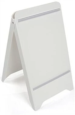 19” X 32” A-Frame Sidewalk Sign W/ Poster Snap Rails, Double Sided - White
