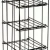 3-Tiered Wire Newspaper Rack For Floor, With Separate Header - Black -LuxeDisplay Shop nrwrct3t.rw preview