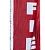 14' Feather Flag & Ground Spike With Pre-printed CERTIFIED PRE-OWNED Message - Red -LuxeDisplay Shop nscertred white.rw preview