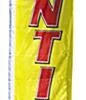 14' Feather Flag & Ground Spike With Pre-printed NOW RENTING Message - Red & Yellow -LuxeDisplay Shop nsrentyl white.rw preview