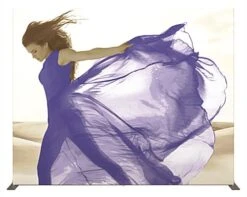 9.5' Formulate Master Trade Show Backdrop For Floor, Custom Printing, Stretch Fabric