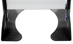 Outdoor Permanent Banner Stand For 16” Graphics - Black -LuxeDisplay Shop obs16bk.ra2 preview 1