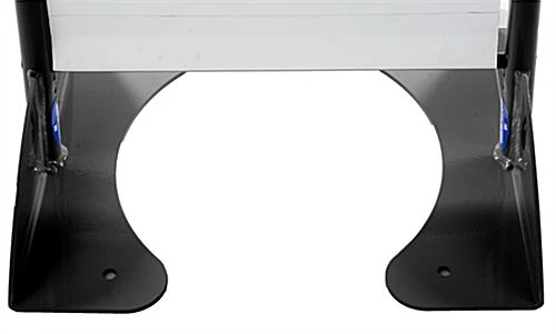 Outdoor Permanent Banner Stand For 18” Graphics - Black 5 Outdoor Permanent Banner Stand For 18” Graphics - Black - Image 3