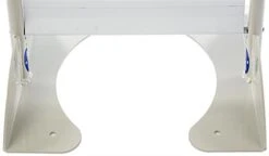 20 X 72 Outdoor Banner Flag Stand, Graphic Sold Separately - Gray -LuxeDisplay Shop obs16gr.ra2 preview 2