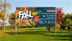 Outdoor Banner Hanging Stand W/ Ground Spikes For 78" To 120" Wide Banners - Silver -LuxeDisplay Shop odbf46810.ra9 preview