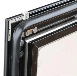 Enclosed Bulletin Board For (2) 8.5 X 14 Sheets, Outdoor Use, Illuminated - Black 12 Enclosed Bulletin Board For (2) 8.5 X 14 Sheets, Outdoor Use, Illuminated - Black -LuxeDisplay Shop odmbil2626.ra3 preview