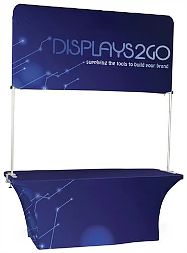6’ Trade Show Table & Header W/ Custom Graphics 3 6’ Trade Show Table & Header W/ Custom Graphics