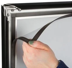 22 X 28 Sidewalk Sign For Posters, Spring Base, Snap Frame, 2 Sided, Outdoor – Black -LuxeDisplay Shop ows2228b ra4 preview