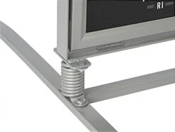 22” X 28” Outdoor Sidewalk Sign For Posters, Spring Base, 2 Sided, Silver -LuxeDisplay Shop ows2228s ra5 preview