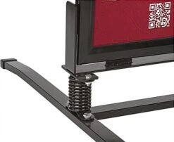 24” X 36” Sidewalk Sign For Posters, Spring Base, Snap Frame - Black -LuxeDisplay Shop ows2436b ra5 preview